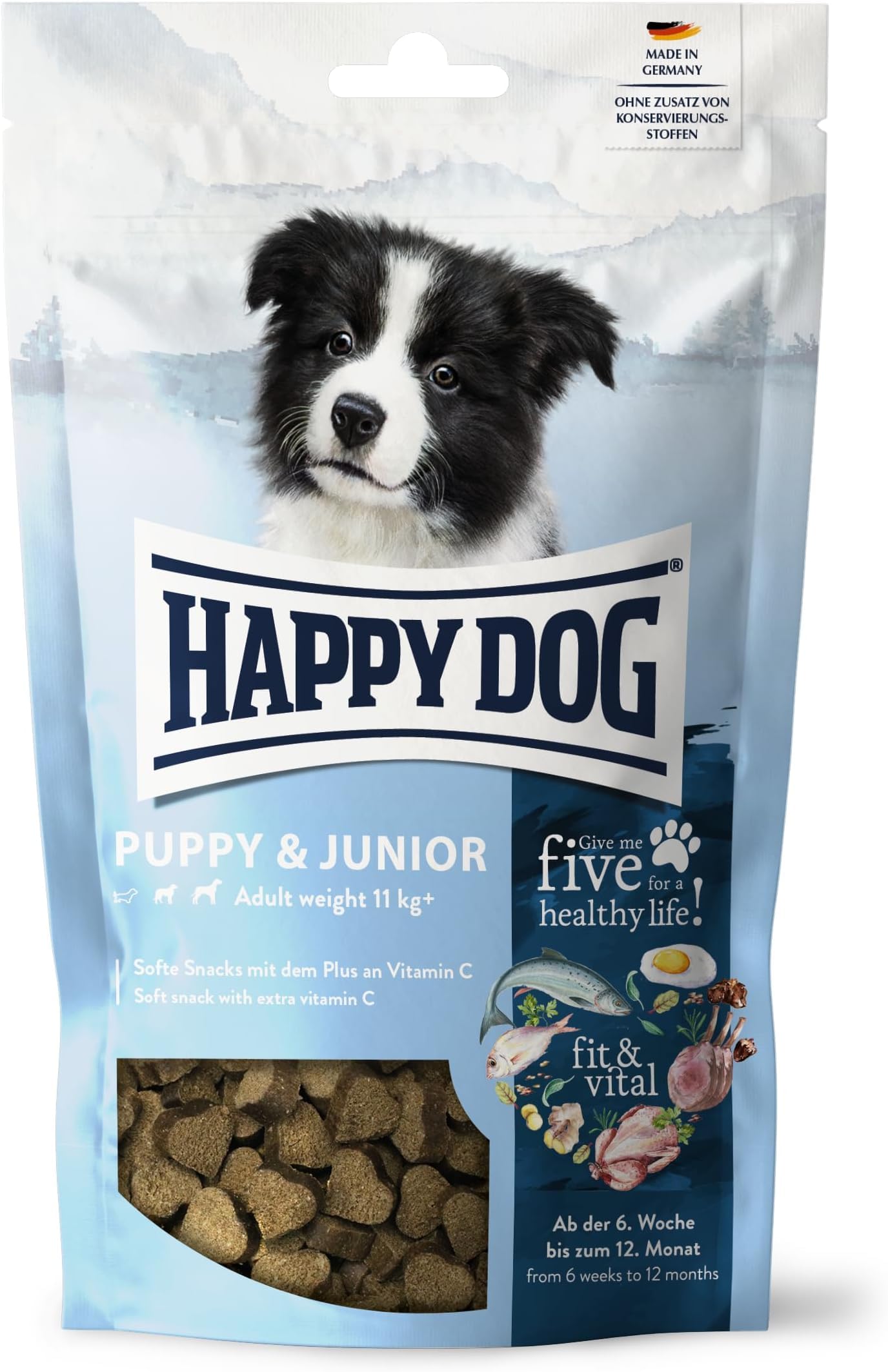 happy-dog-sensible-puppy-huhn-lachs-kartoffel-welpen-trockenfutter-1-kg image 5
