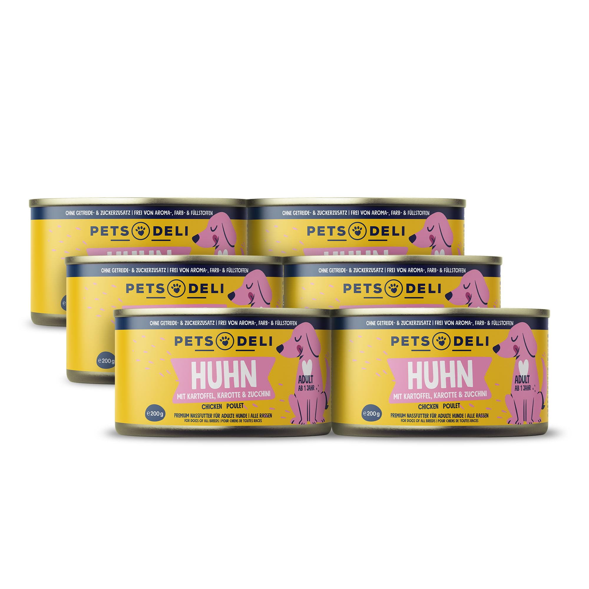 pets-deli-classic-nassfutter-f-r-hunde-mit-huhn-karotte-6x400g image 6