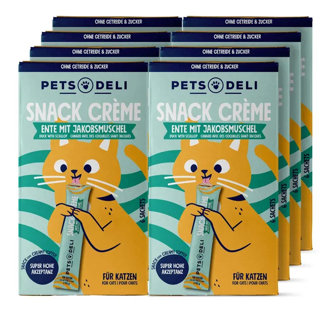 pets-deli-creme-snack-f-r-katzen-mit-ente-jakobsmuschel-8x90g image 1