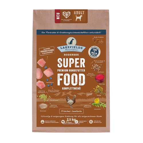 lakefields-premium-superfood-huhn-trockenfutter-f-r-hunde-4-x-2-5-kg image 3