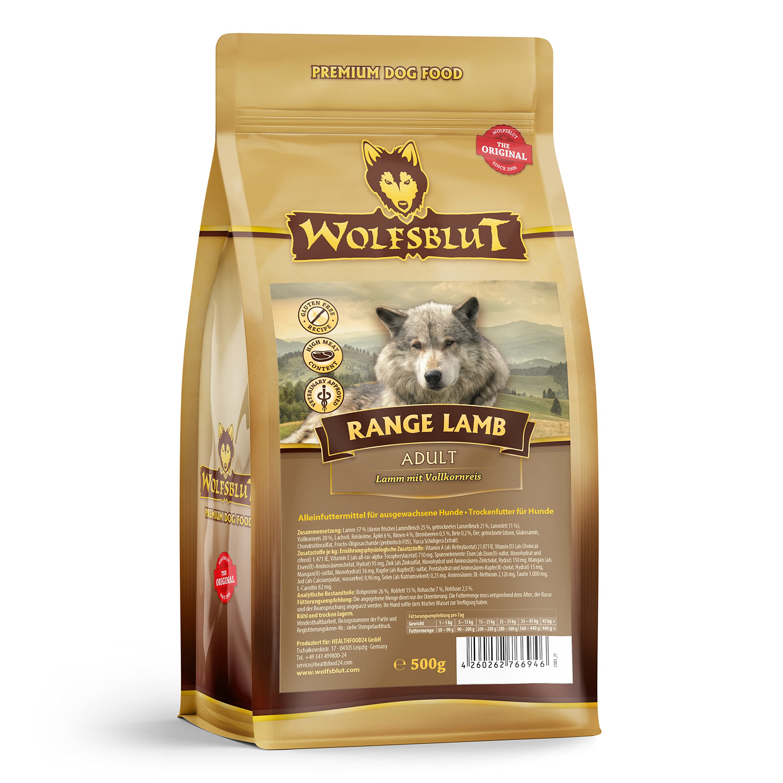 wolfsblut-range-lamb-adult-lamm-trockenfutter-getreidefrei-2-kg image 8
