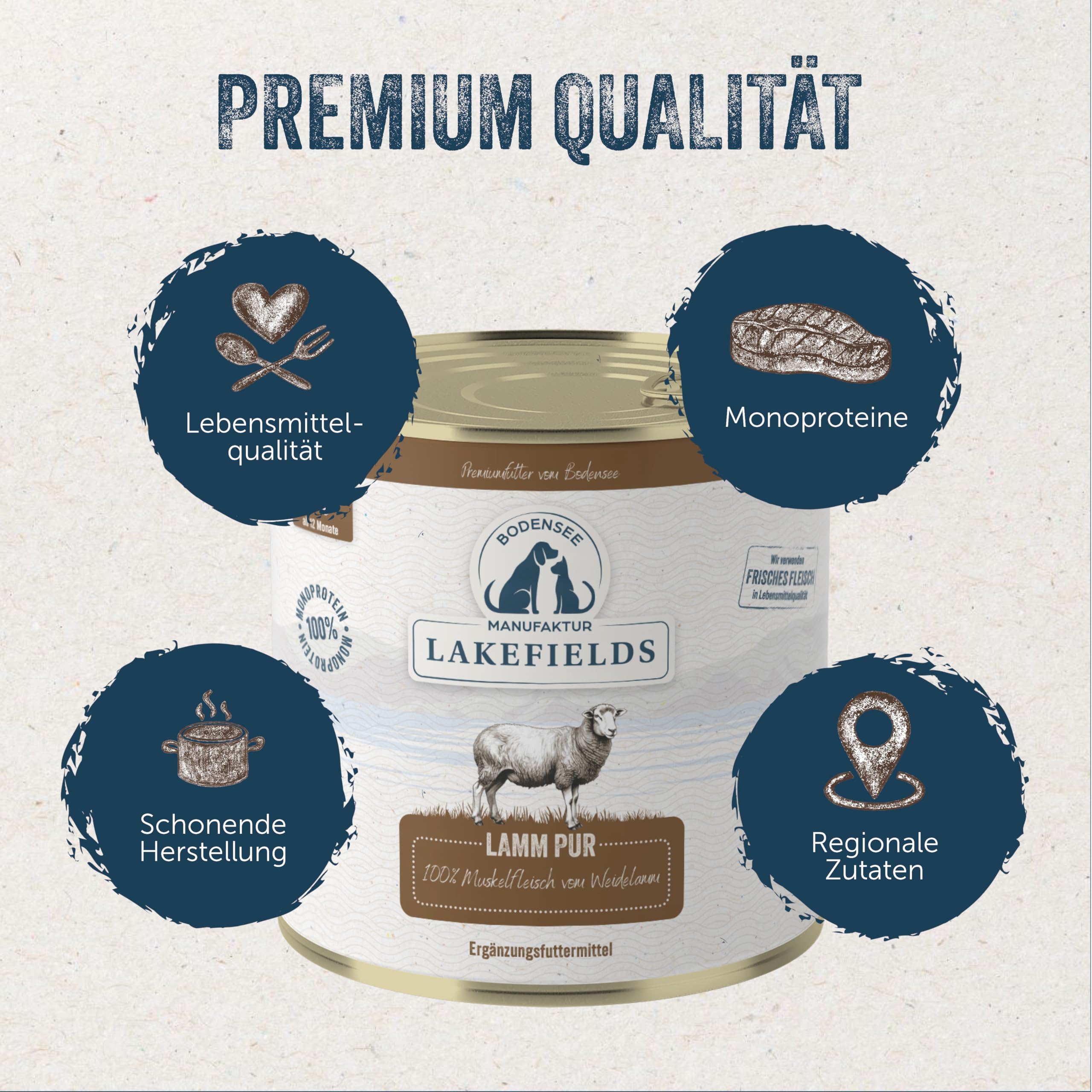 lakefields-premium-nassfutter-lamm-pur-100-f-r-hunde-400g image 2