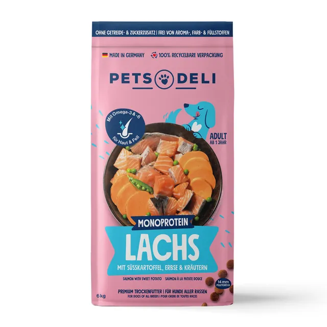 pets-deli-classic-mono-protein-trockenfutter-lachs-mit-s-kartoffel-6-kg image 1