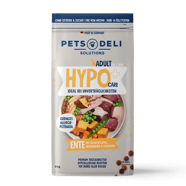 pets-deli-sensitiv-trockenfutter-f-r-hunde-ente-und-s-kartoffel-mono-protein-6kg image 1