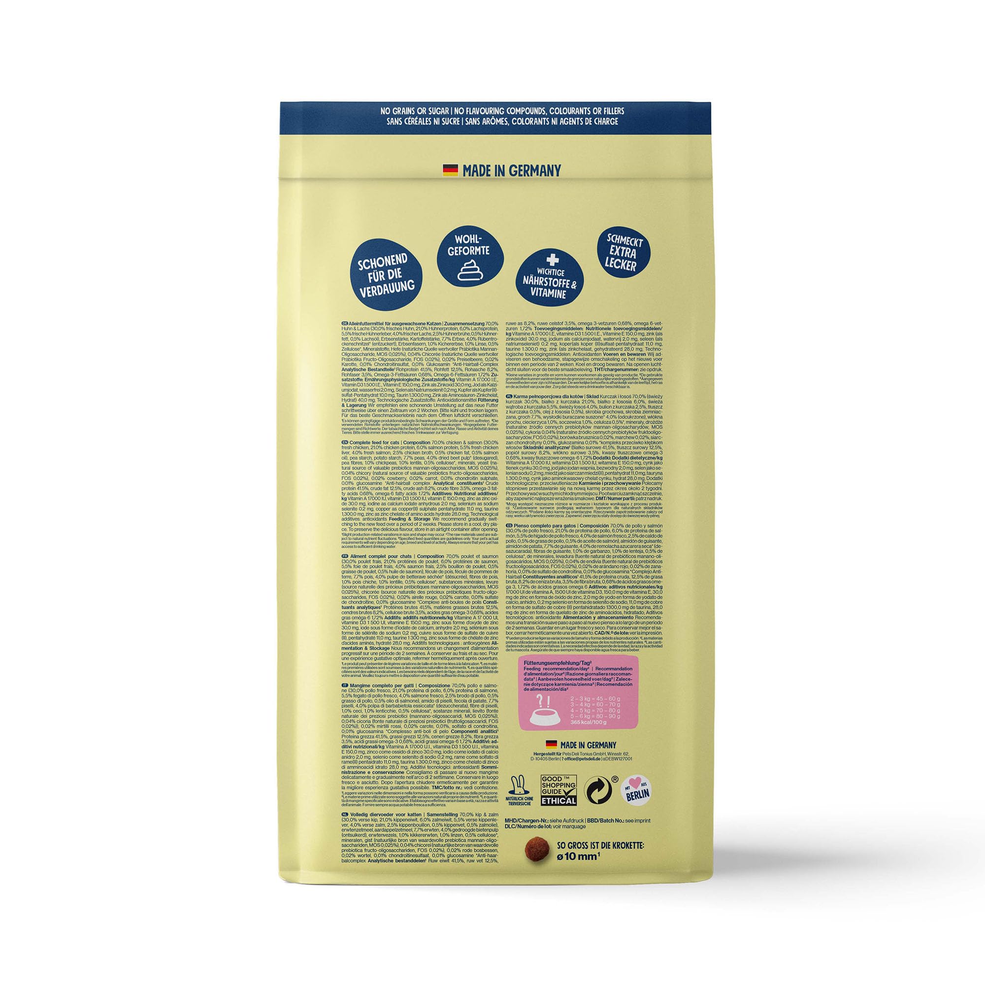 pets-deli-extra-meat-trockenfutter-f-r-katzen-mit-huhn-lachs-2kg image 2
