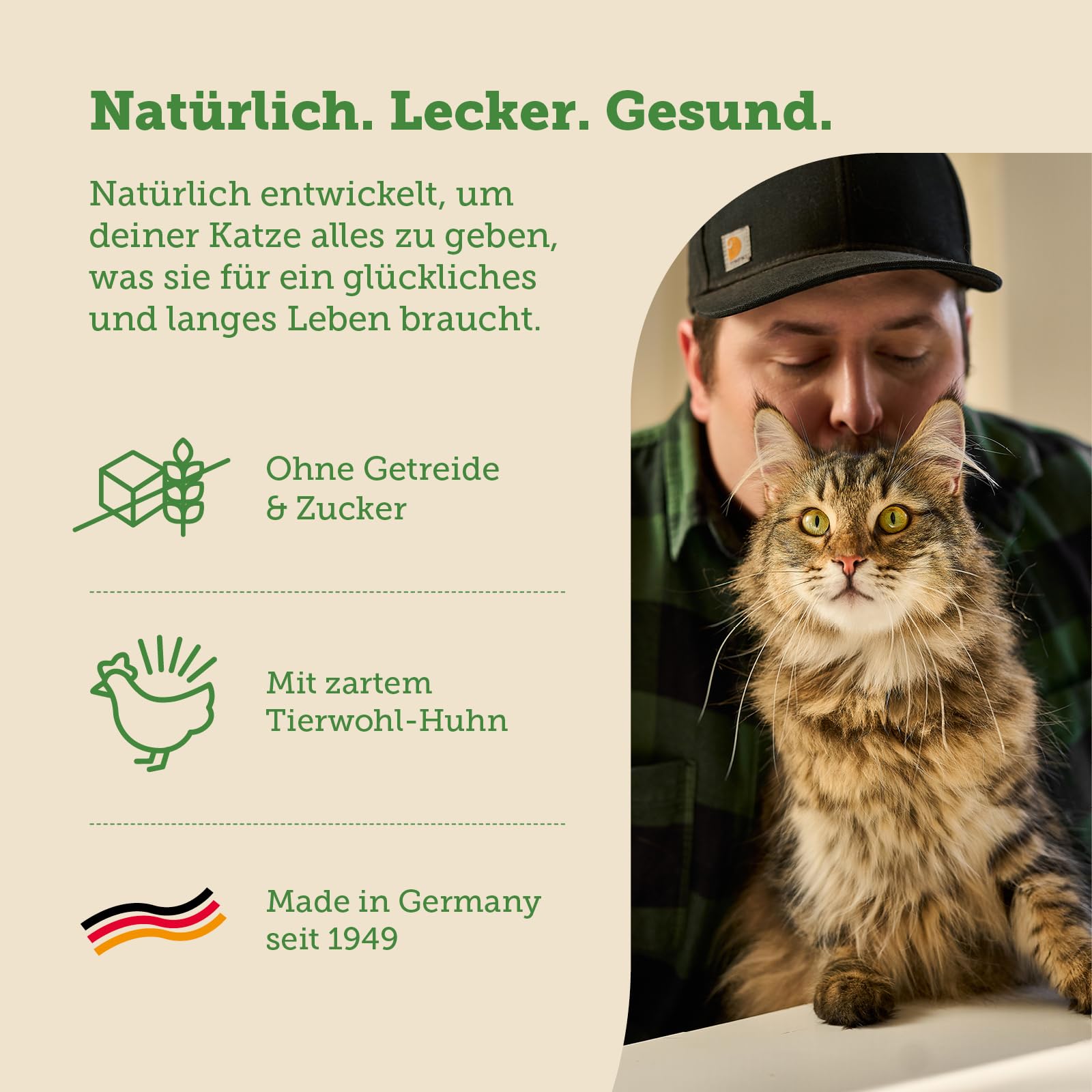 mera-cats-nature-senior-huhn-nassfutter-getreidefrei-12x85g image 2