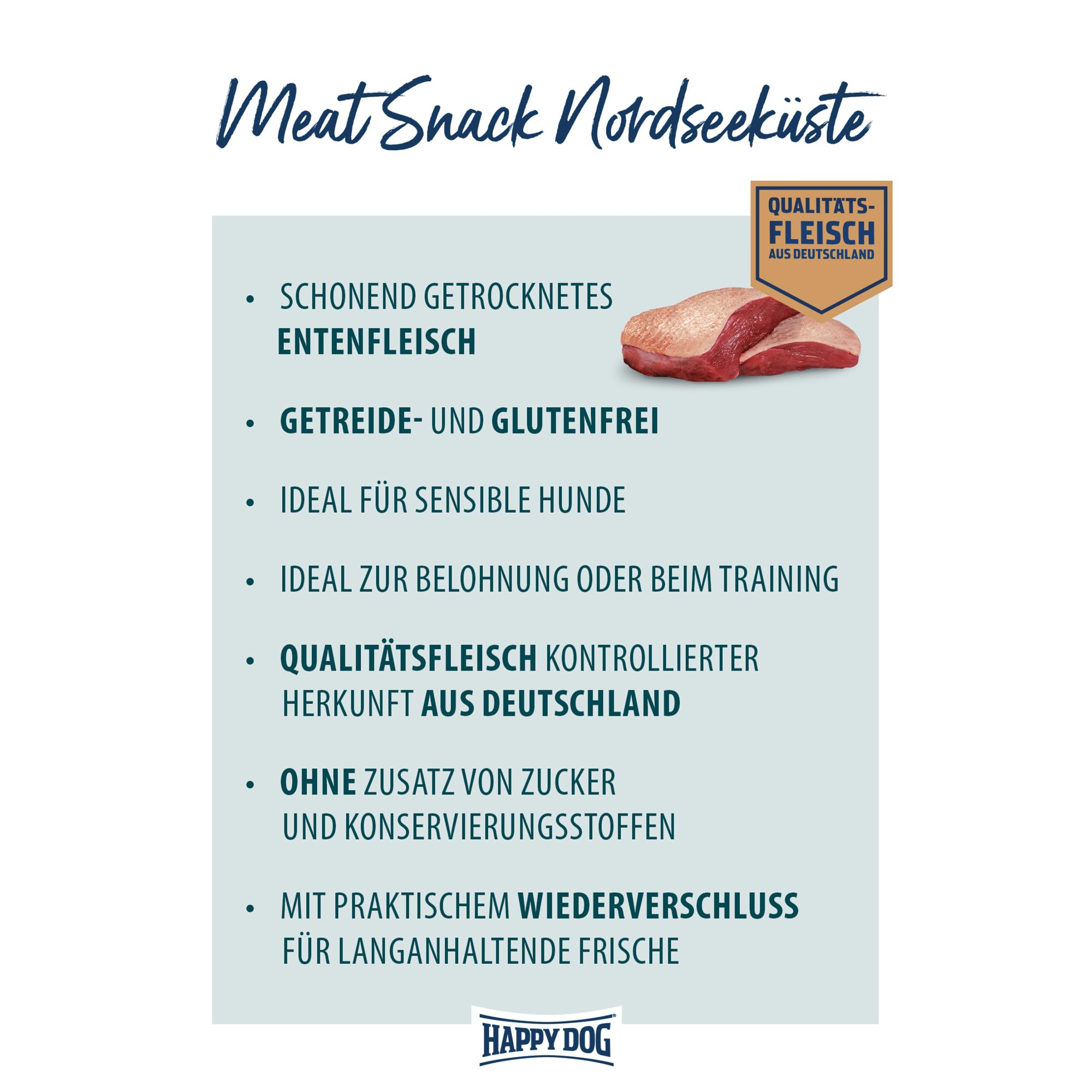 happy-dog-sensible-meatsnack-nordseek-ste-ente-75g-getreidefrei image 2
