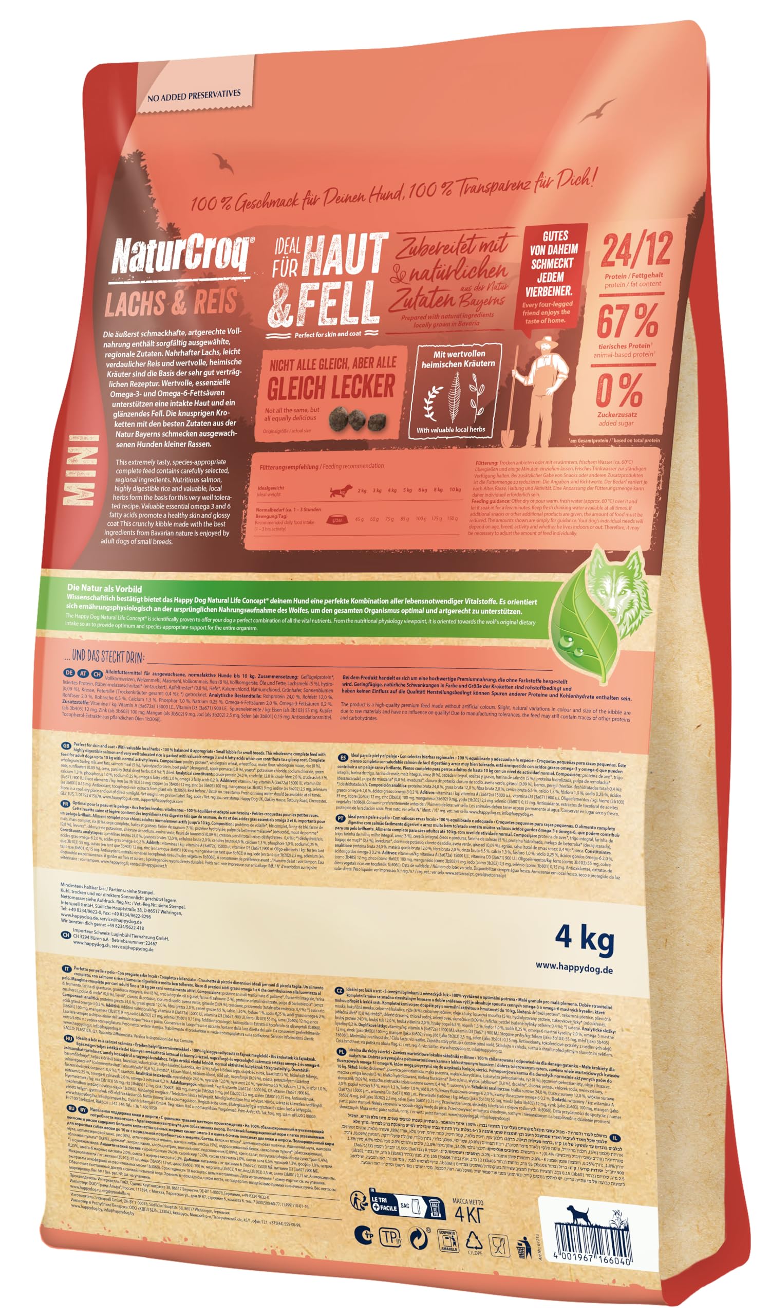 happy-dog-naturcroq-mini-snack-lachs-reis-100-g-trainingssnack-f-r-kleine-hunde image 4