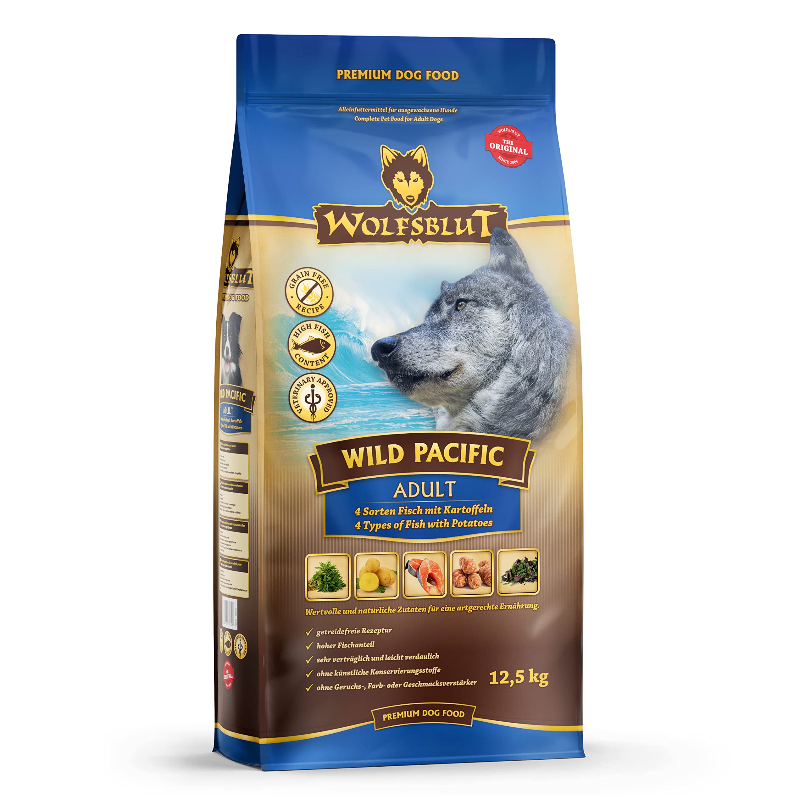 wolfsblut-wild-pacific-adult-12-5-kg-getreidefreies-hundefutter-f-r-ausgewachsen image 1