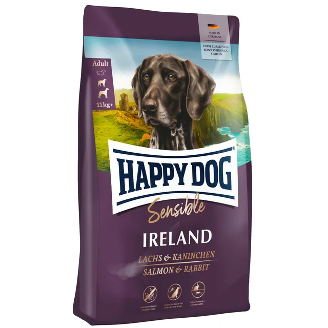 happy-dog-sensible-ireland-trockenfutter-lachs-kaninchen-1kg image 1