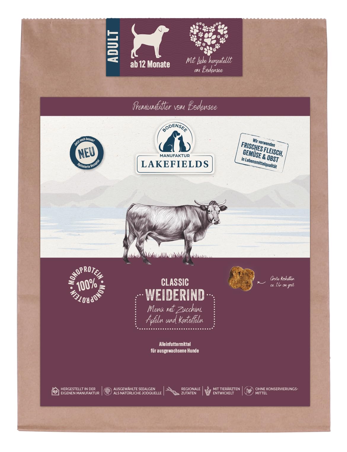 lakefields-classic-trockenfutter-f-r-hunde-rind-60-2-5-kg-getreidefrei image 7