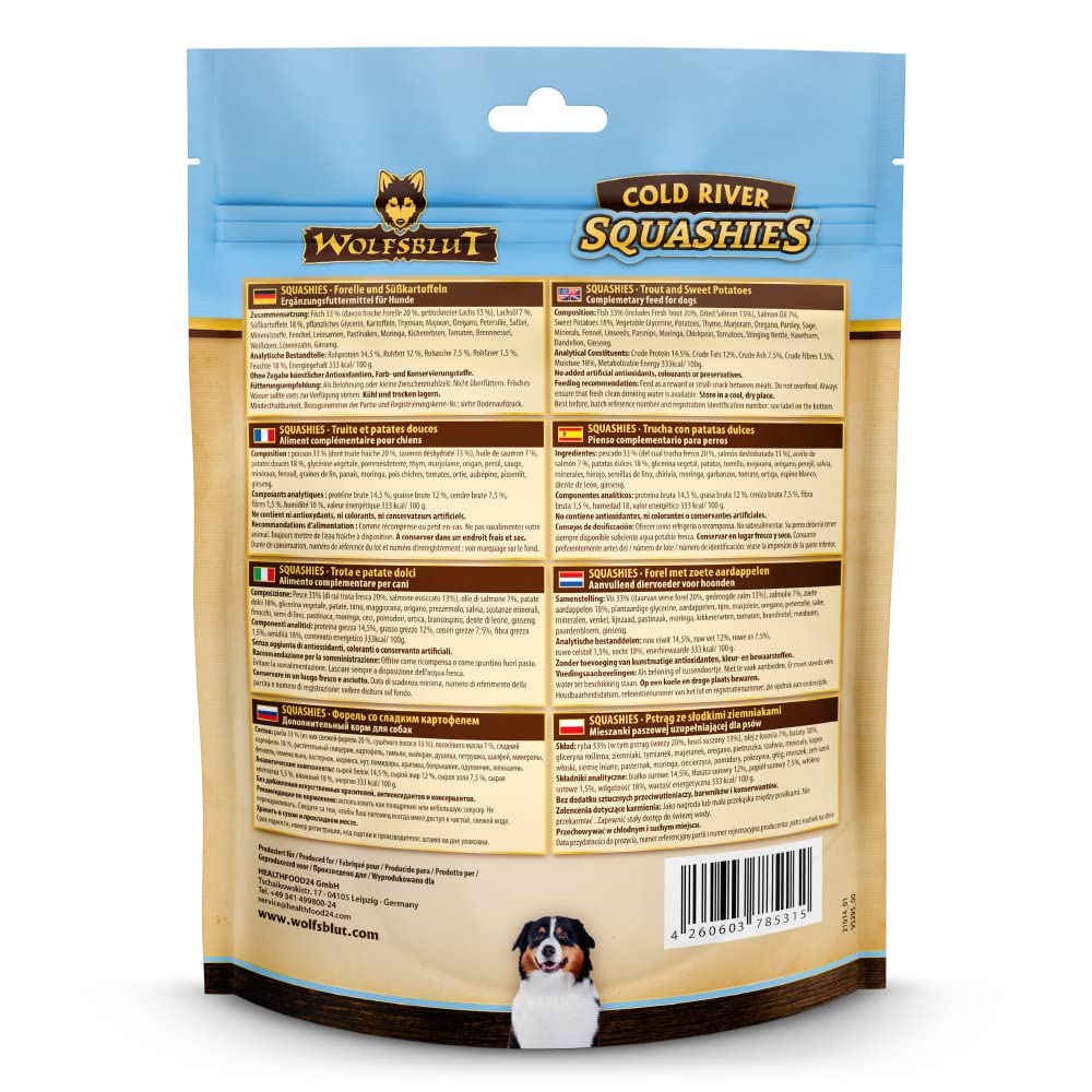 wolfsblut-cold-river-squashies-adult-forelle-s-kartoffel-6x300g image 2