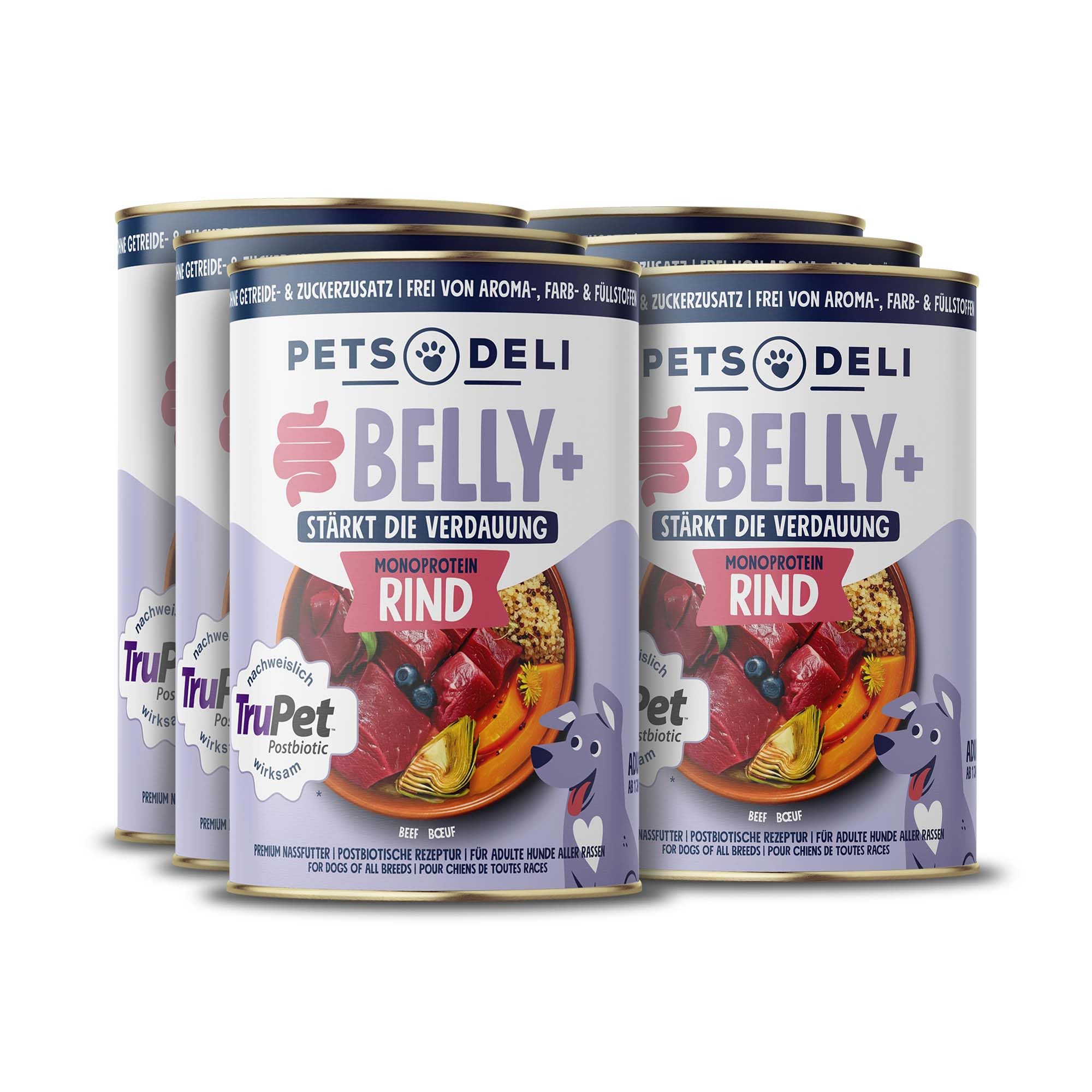 pets-deli-belly-nassfutter-f-r-hunde-mit-rind-6-x-400-g image 5