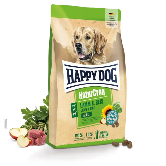 happy-dog-naturcroq-lamm-reis-trockenfutter-4-kg-f-r-sensible-hunde image 1