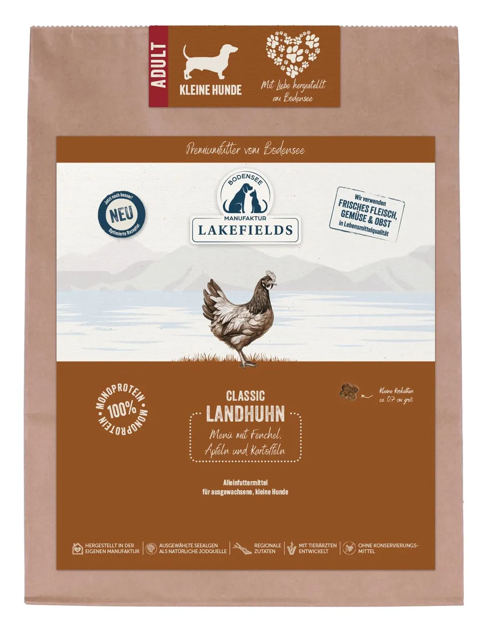 lakefields-classic-trockenfutter-huhn-60-getreidefrei-4-x-1-kg image 1