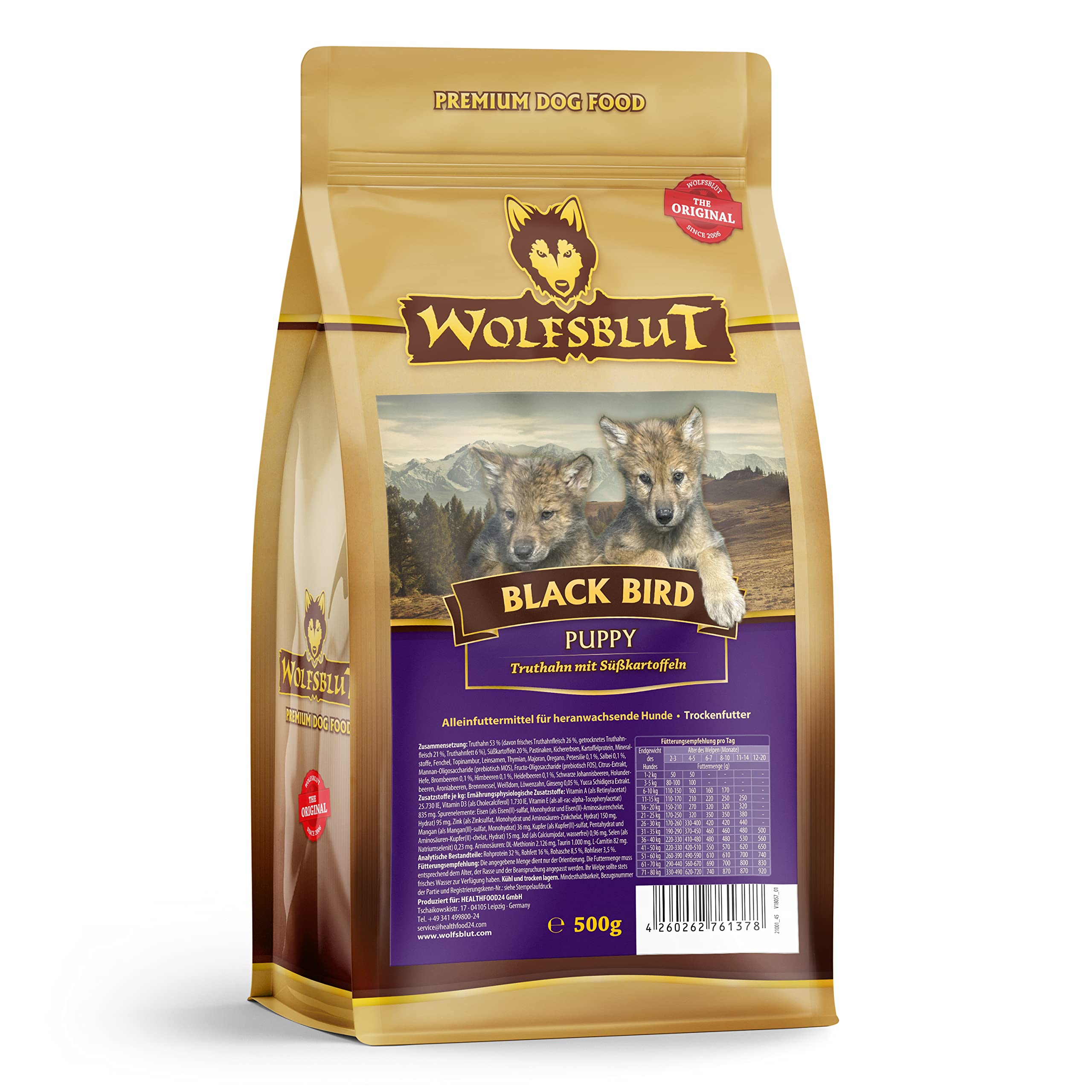 wolfsblut-black-bird-puppy-trockenfutter-getreidefrei-12-5-kg-truthahn image 7