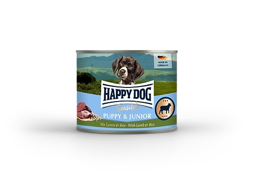 happy-dog-sensible-puppy-lamm-und-reis-nassfutter-dose-200g image 2