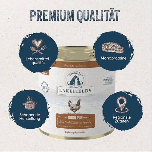 lakefields-pur-nassfutter-hund-huhn-pur-100-6x400g-getreidefrei image 7