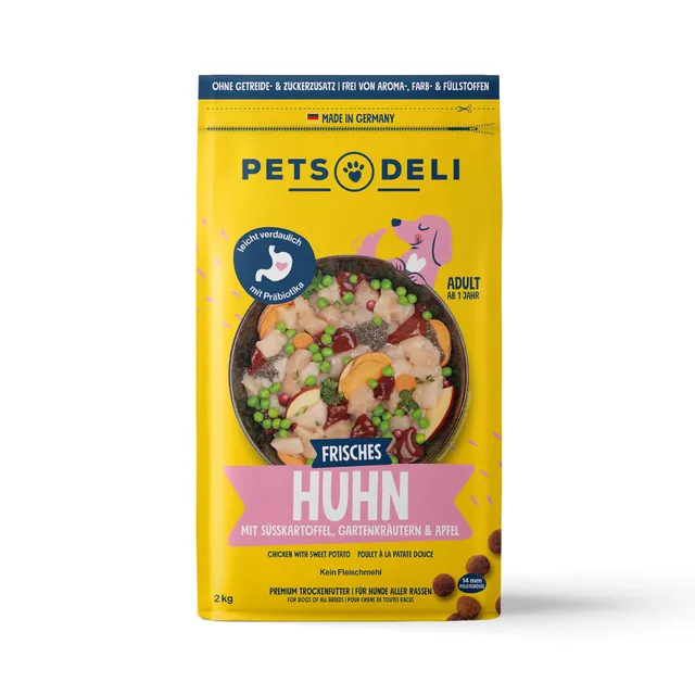 pets-deli-classic-trockenfutter-hund-mit-huhn-s-kartoffel-2kg image 1