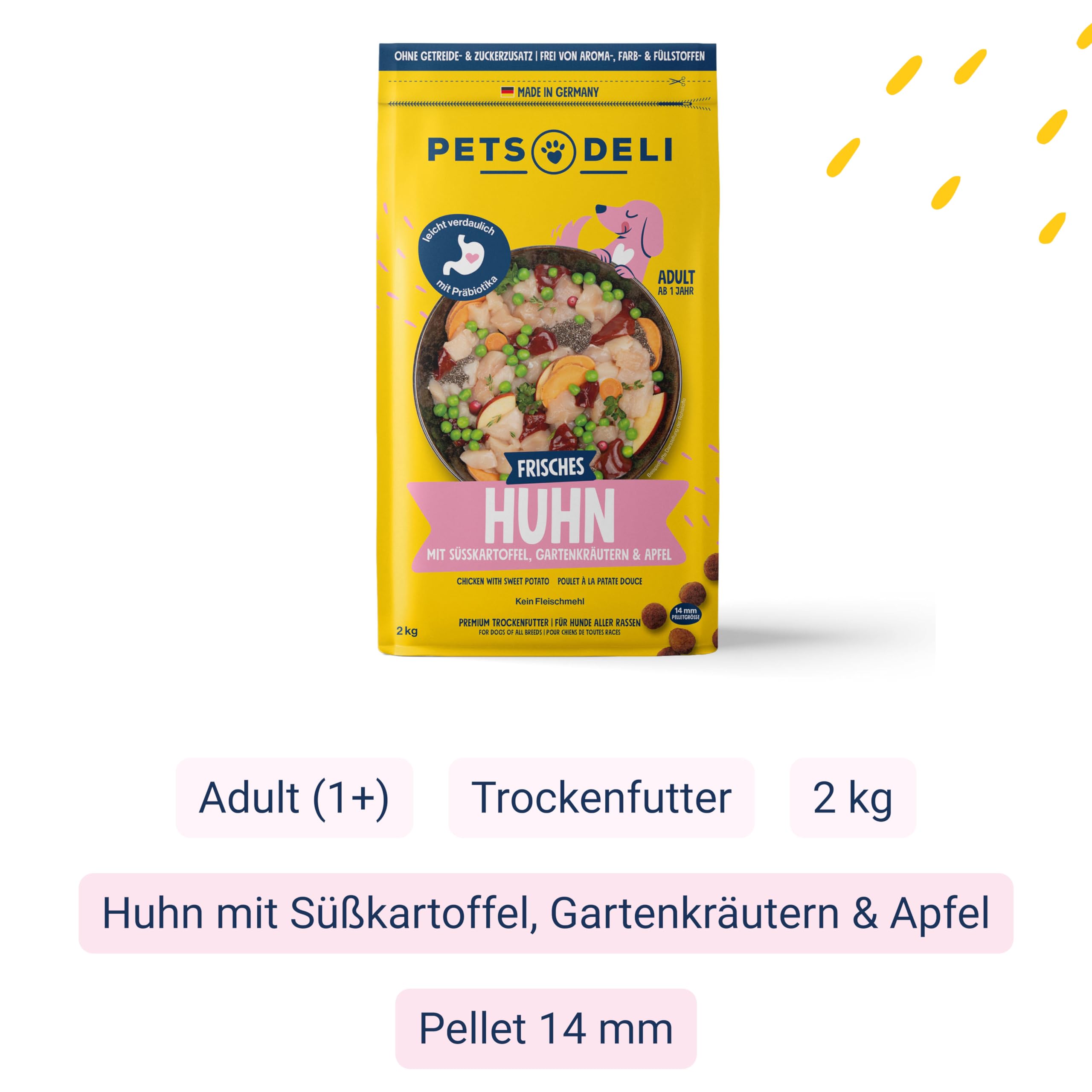 pets-deli-classic-trockenfutter-hund-mit-huhn-s-kartoffel-2kg image 2
