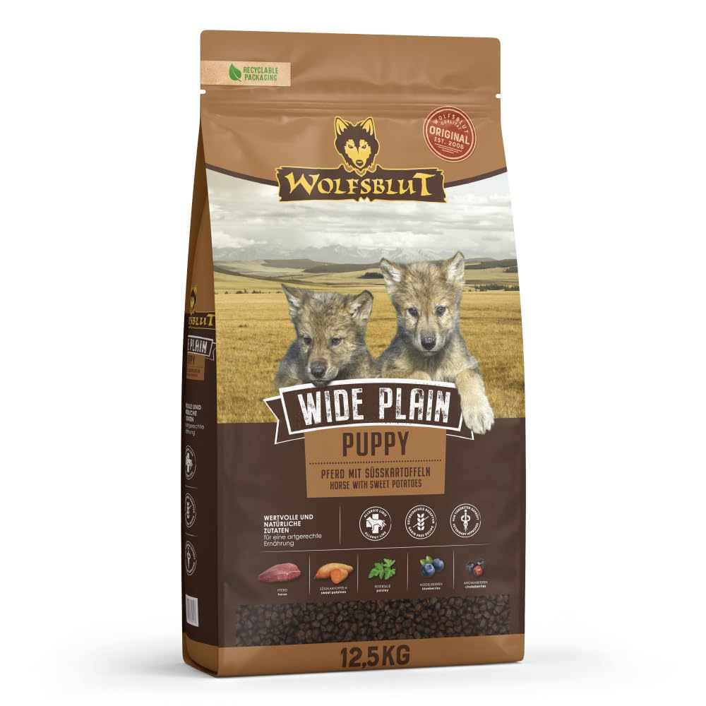 wolfsblut-wide-plain-puppy-pferd-trockenfutter-getreidefrei-12-5-kg image 1