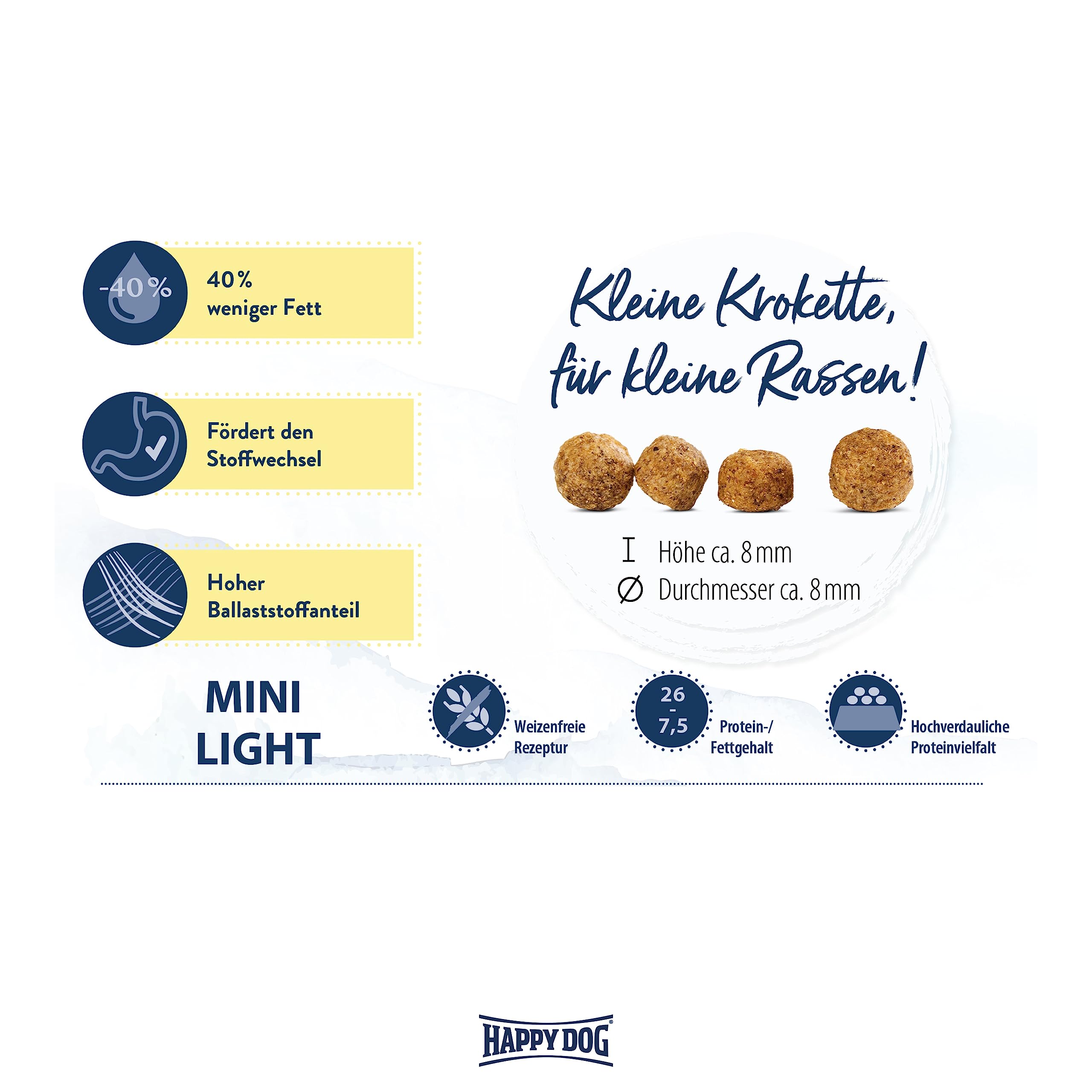 happy-dog-fit-vital-mini-light-trockenfutter-hund-kleine-rassen-weizenfrei-4-kg image 3