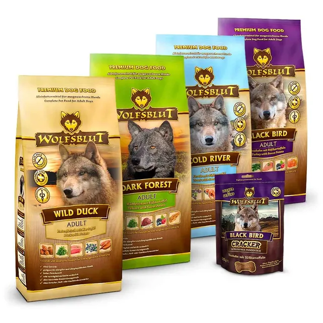 wolfsblut-mixpaket-trockenfutter-gro-4-x-2-kg-225-g-cracker-getreidefrei image 1