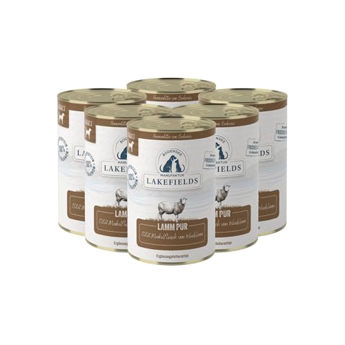 lakefields-pur-lamm-6-x-400g-100-muskelfleisch-getreidefreies-nassfutter image 6