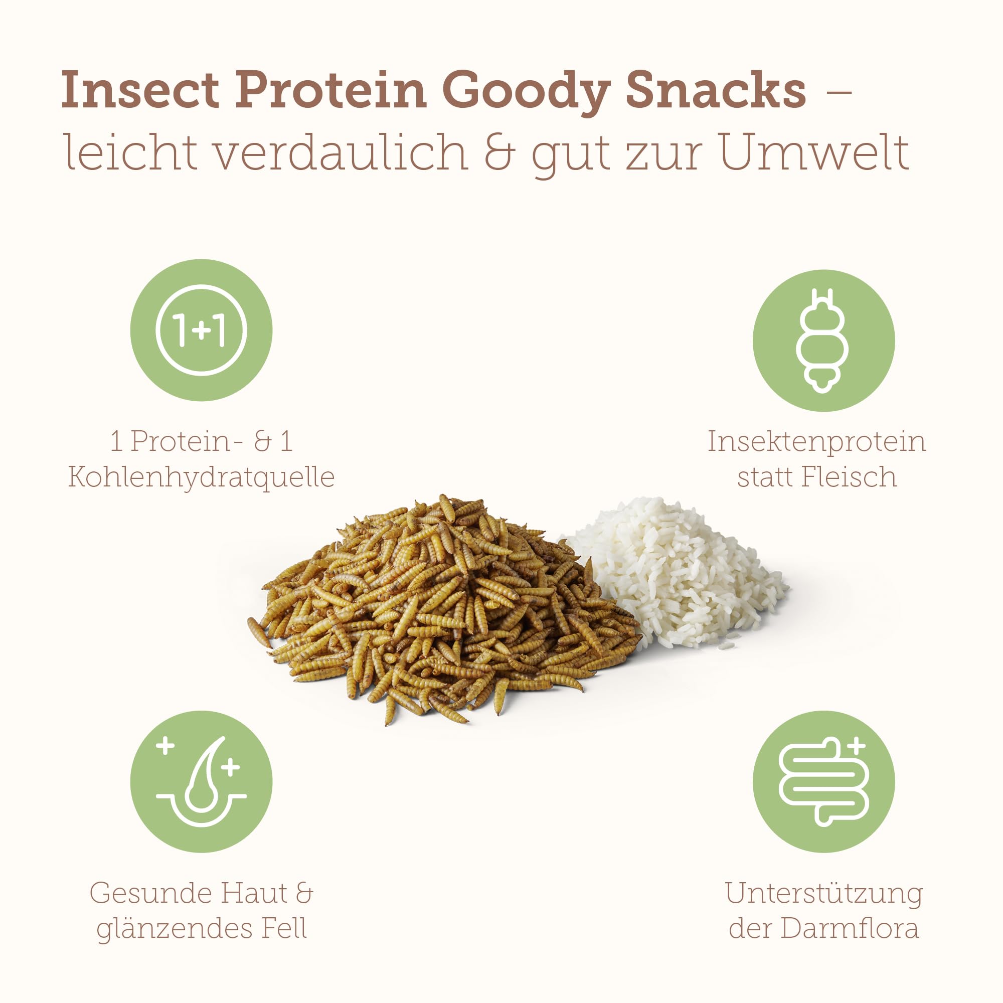 mera-pure-sensitive-goody-snack-insekt-reis-hundeleckerli-600-g image 2