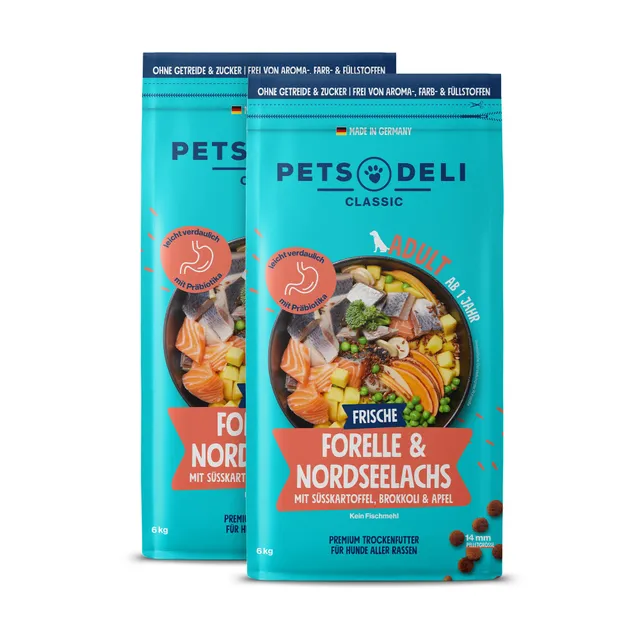 pets-deli-forelle-nordseelachs-mit-s-kartoffel-trockenfutter-2x6kg-12kg image 1