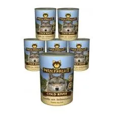wolfsblut-cold-river-nassfutter-f-r-hunde-mit-66-fischanteil-6x395g image 1