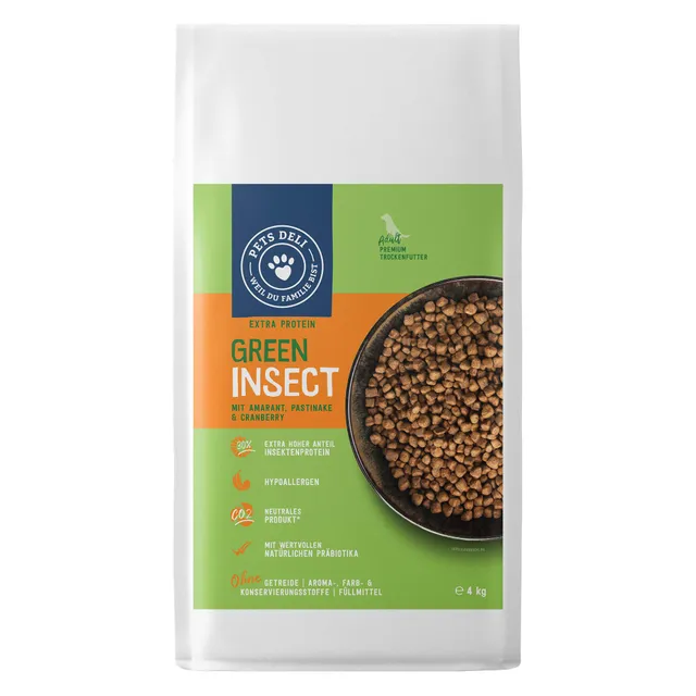 pets-deli-green-trockenfutter-f-r-hunde-mit-insekten-amaranth-4kg image 1