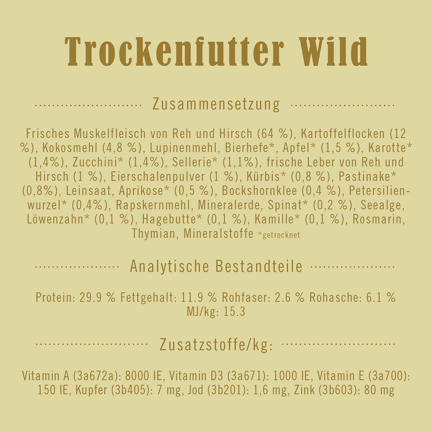 terra-canis-canireo-trockenfutter-f-r-hunde-wild-mit-gem-se-und-obst-1-kg-getrei image 2
