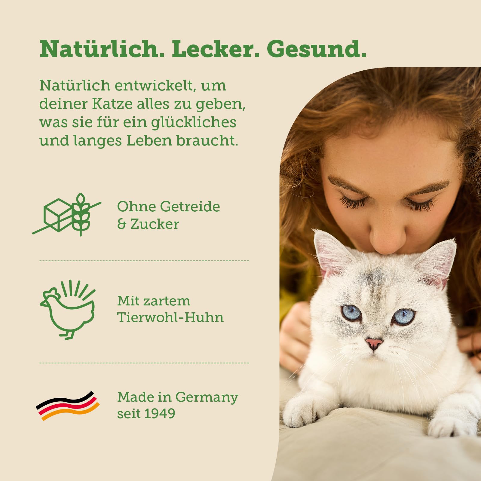 mera-cats-nature-insekt-nassfutter-f-r-katzen-12x85g-getreidefrei-ohne-zucker image 2