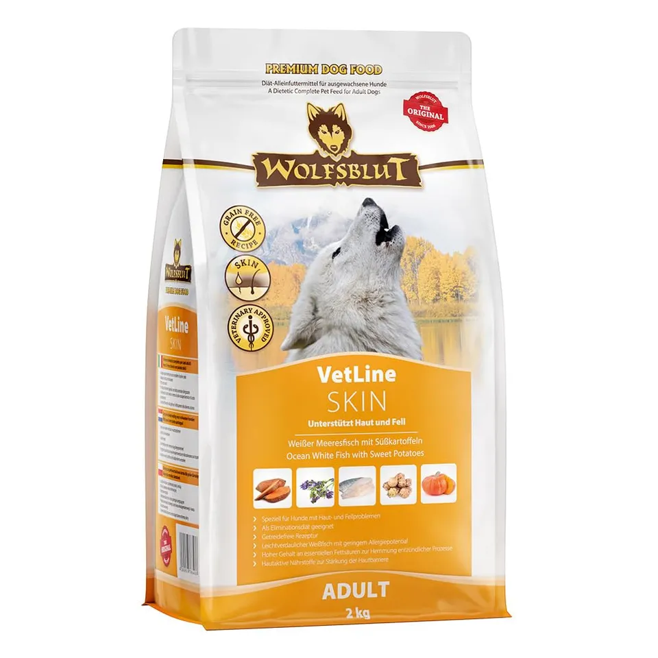 wolfsblut-vetline-skin-coat-wei-fisch-hundetrockenfutter-2kg image 1