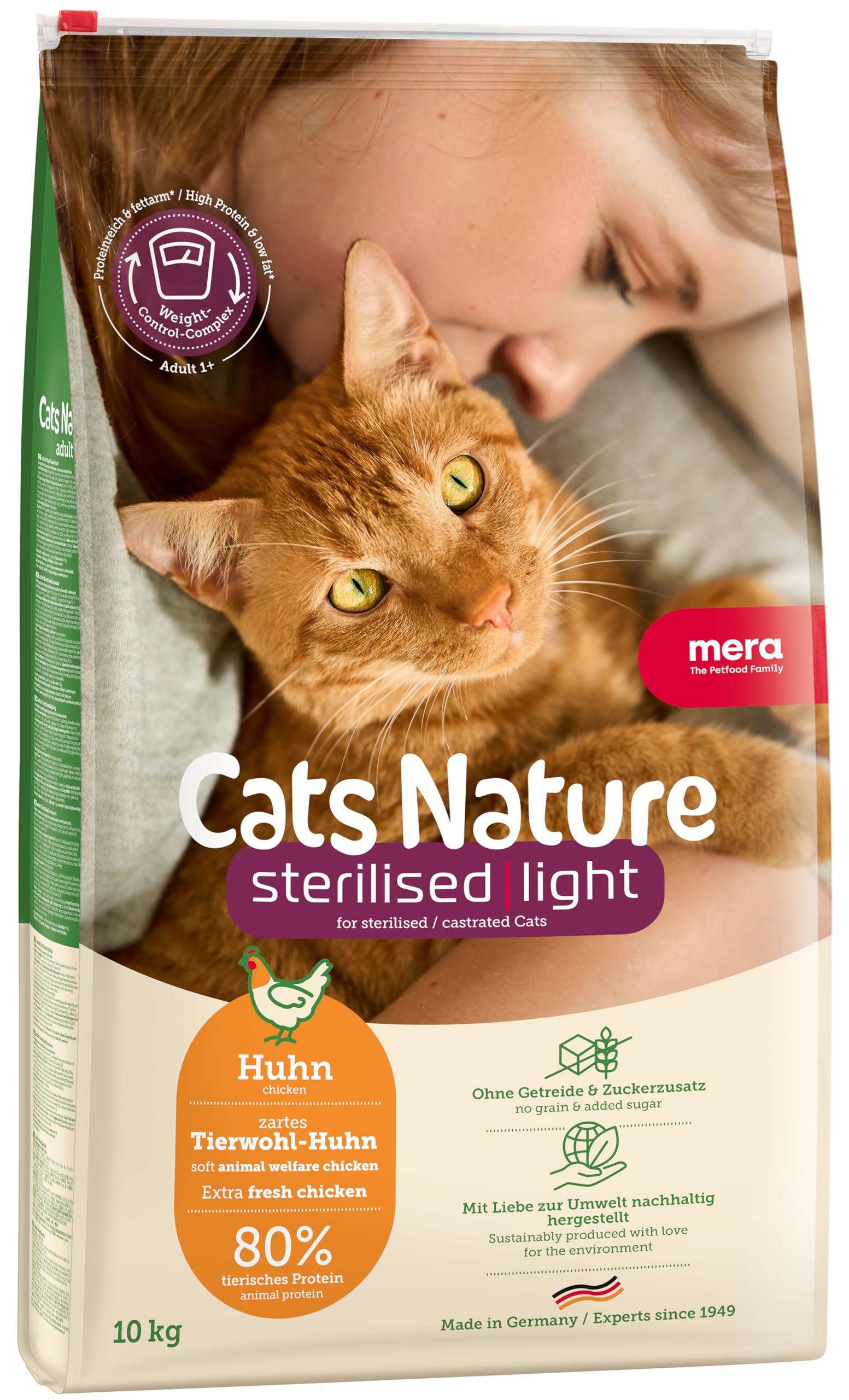 mera-cats-nature-sterilised-light-huhn-trockenfutter-f-r-katzen-400-g image 8