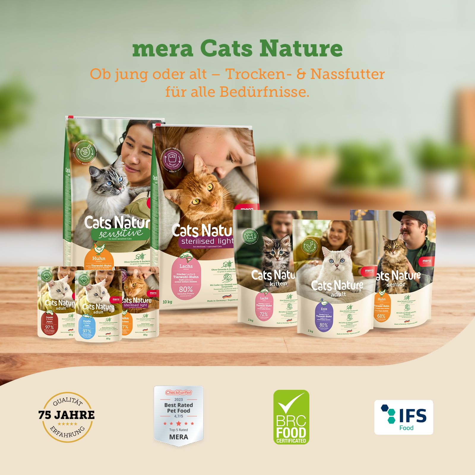 mera-cats-nature-trockenfutter-lachs-400-g image 7