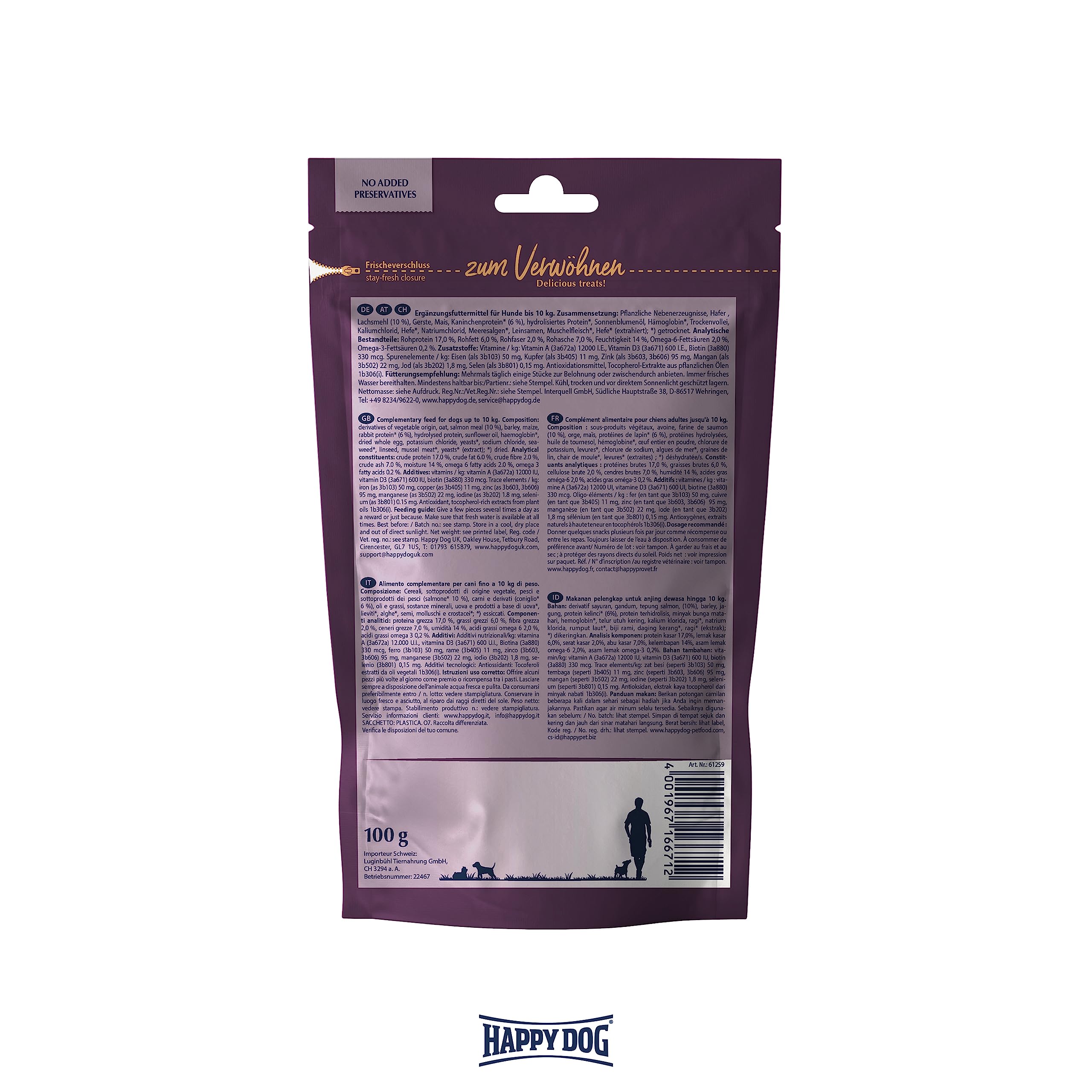 happy-dog-softsnack-mini-ireland-lachs-mit-kaninchen-100-g-f-r-kleine-hunde image 5