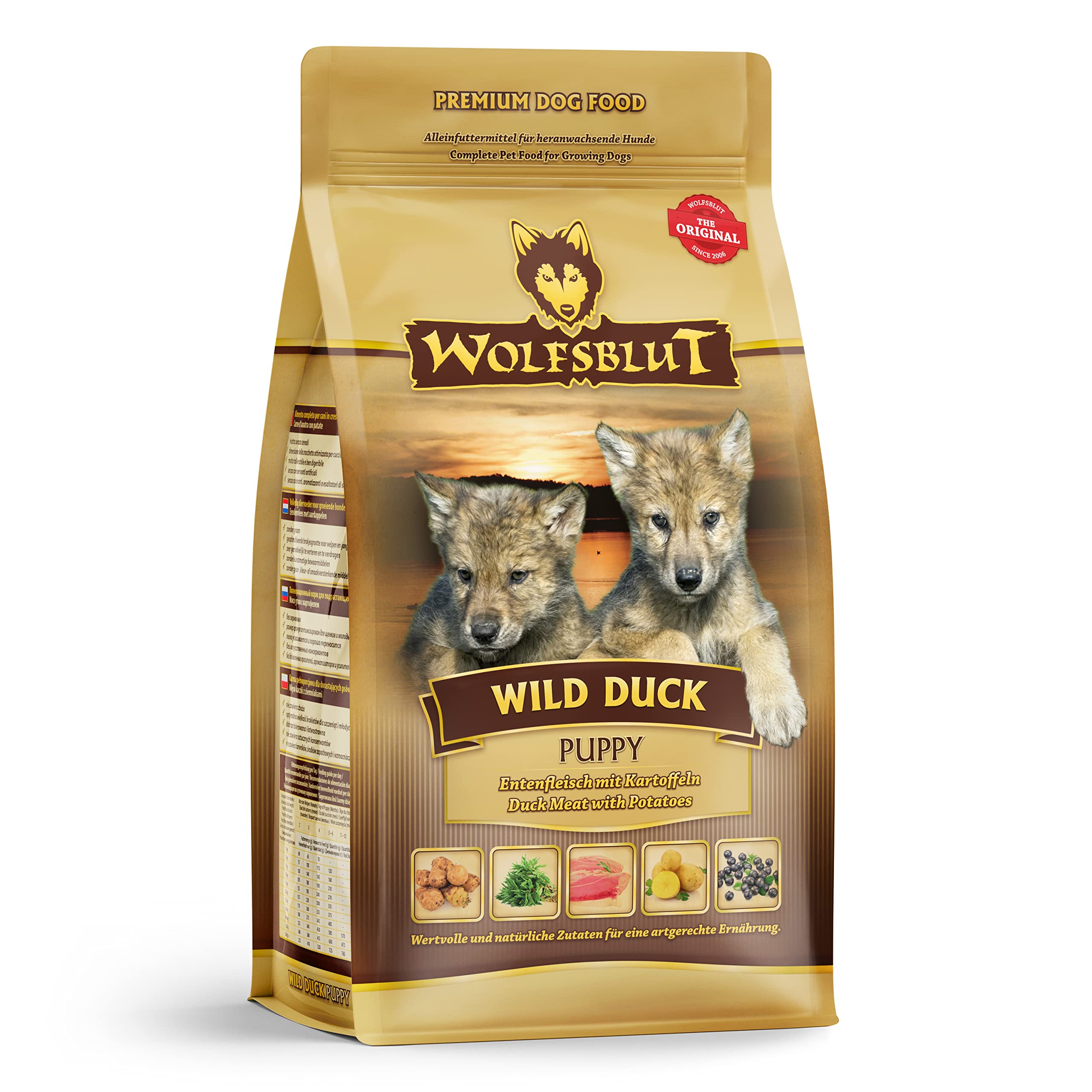 wolfsblut-wild-duck-puppy-trockenfutter-mit-ente-und-kartoffel-2-kg image 6