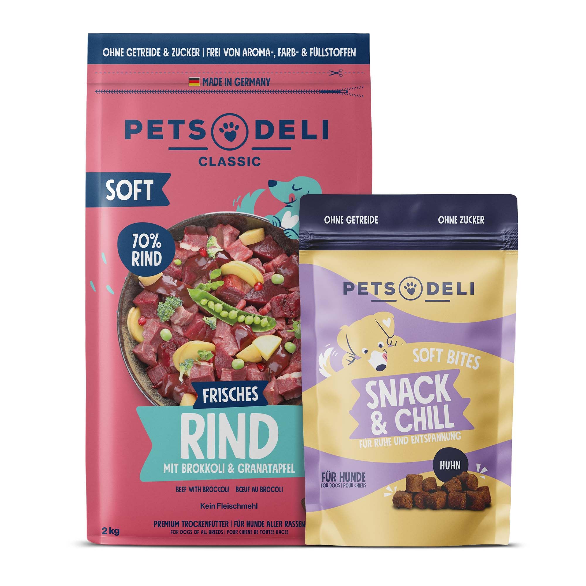 pets-deli-bundle-soft-trockenfutter-rind-snack-chill-soft-bites-2300-g image 1
