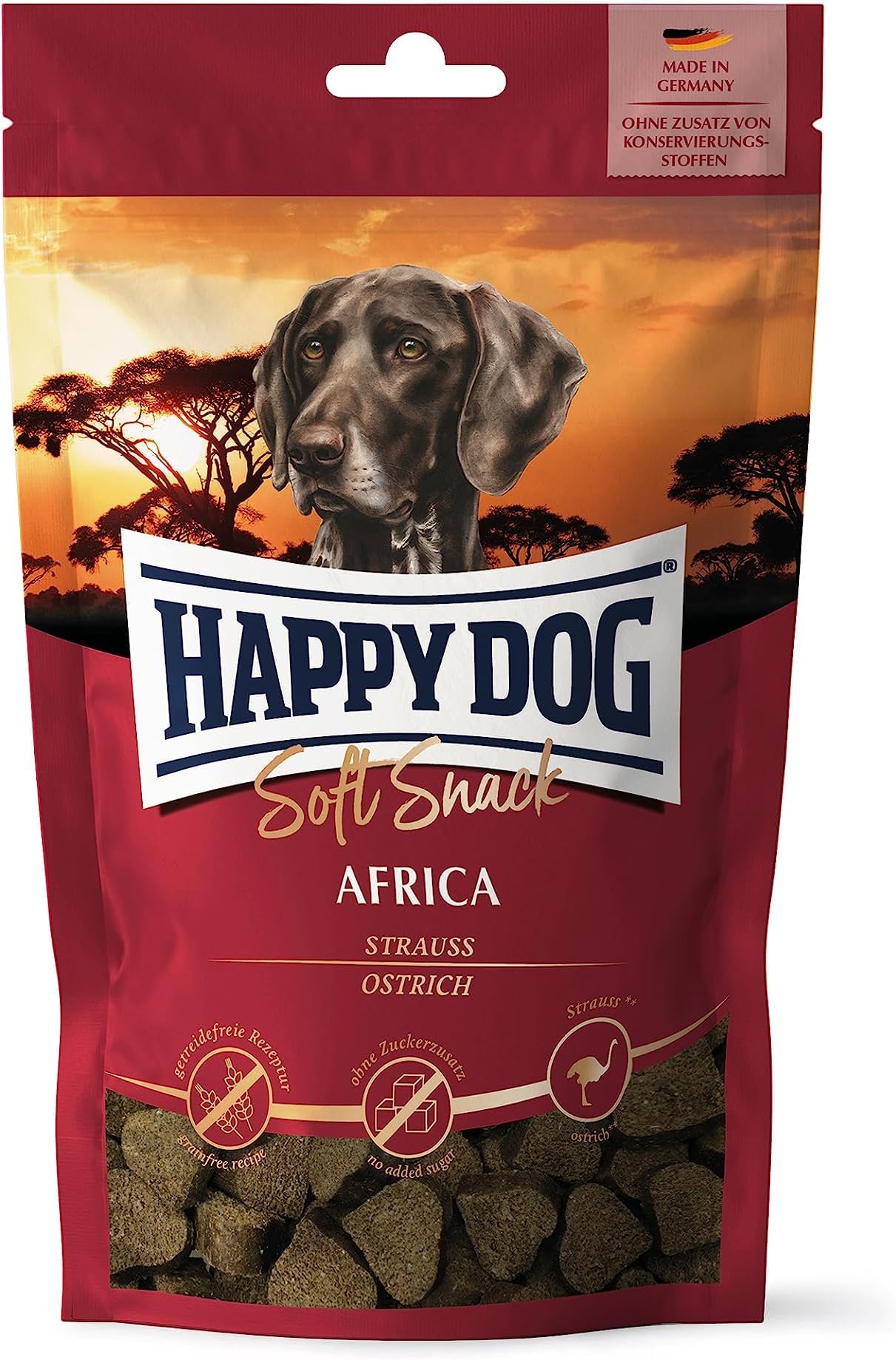 happy-dog-softsnack-africa-strau-weich-getreidefrei-100-g image 7