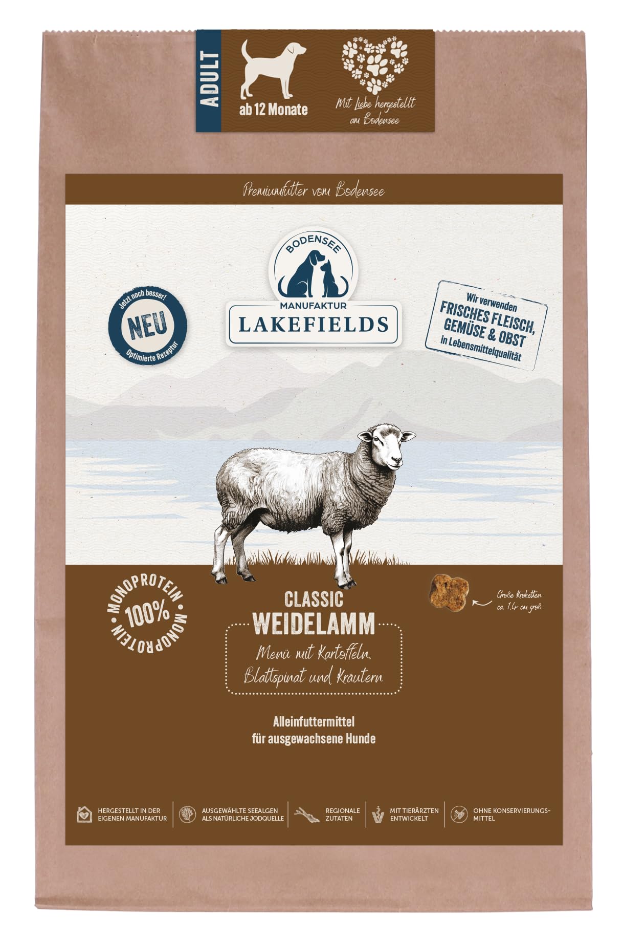 lakefields-classic-trockenfutter-hund-lamm-60-4-x-1kg-getreidefrei image 6