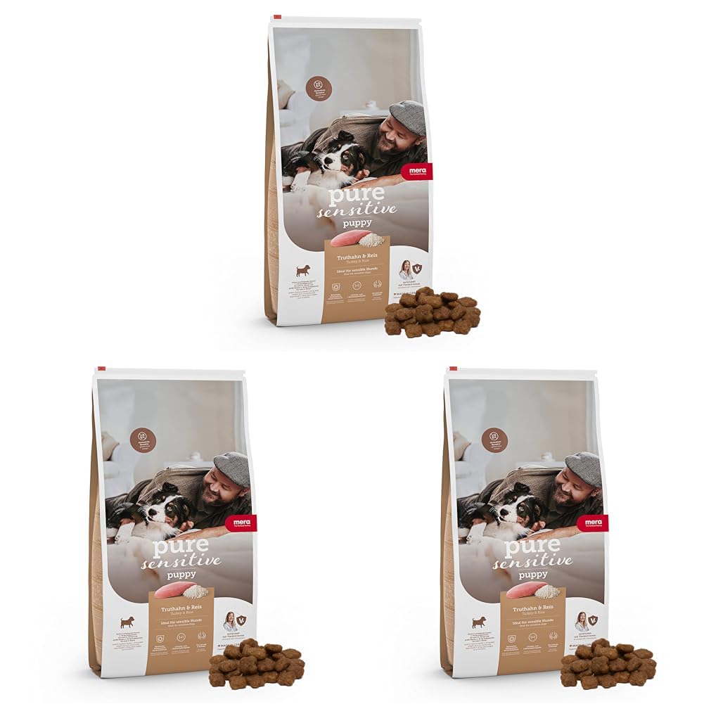 mera-pure-sensitive-puppy-truthahn-reis-welpen-trockenfutter-4-kg image 8