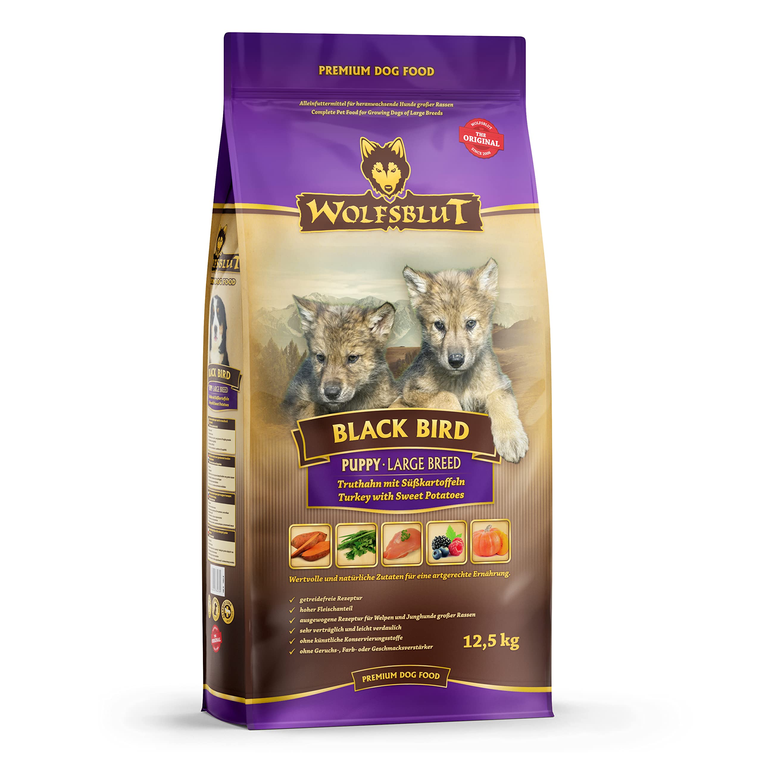 wolfsblut-black-bird-puppy-trockenfutter-getreidefrei-12-5-kg-truthahn image 8