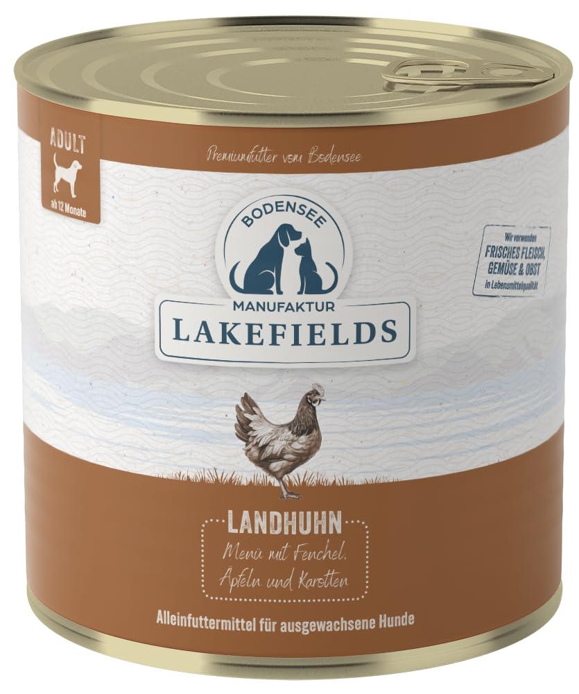 lakefields-premium-nassfutter-huhn-61-6-x-400-g-getreidefrei-hypoallergen image 7