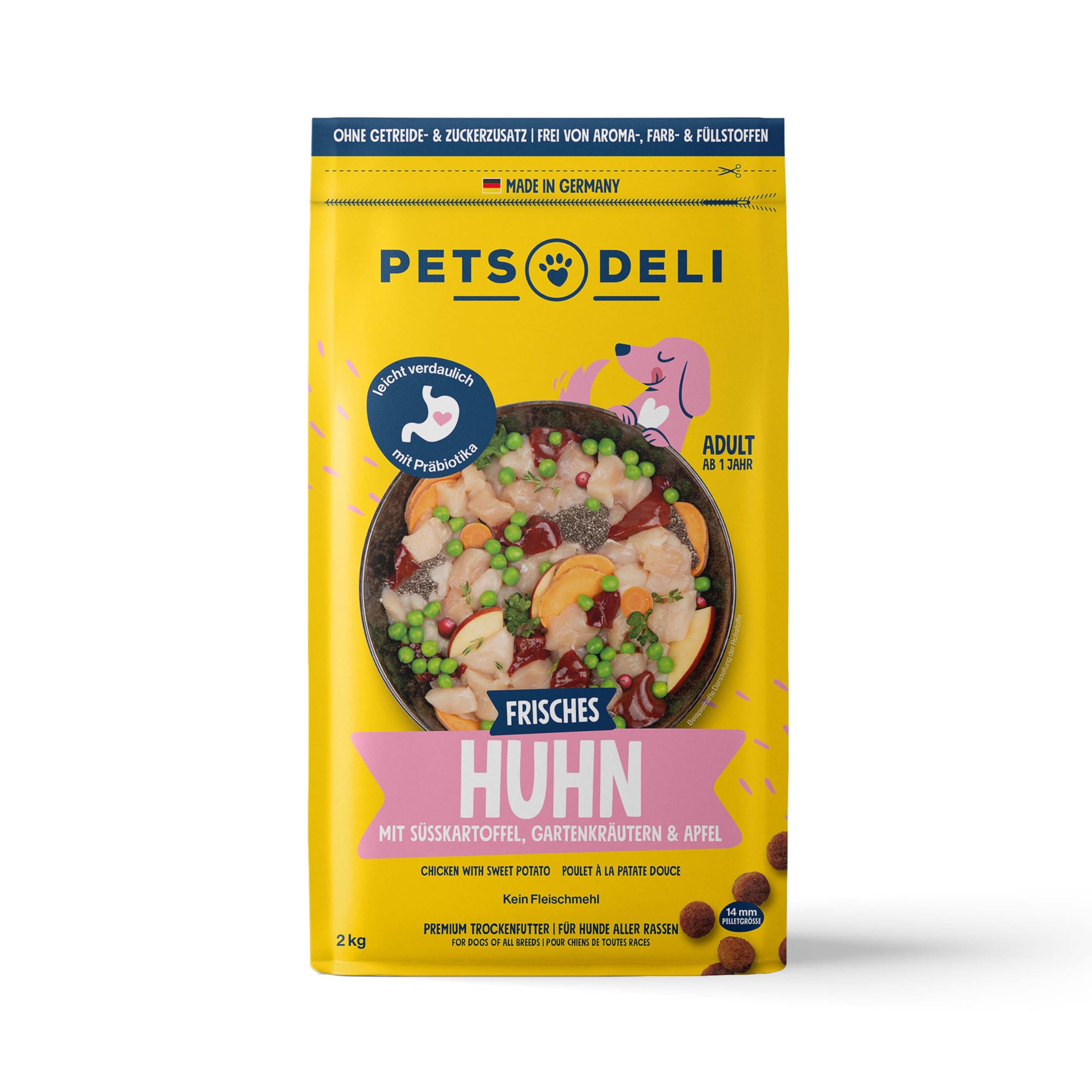 pets-deli-classic-trockenfutter-hund-mit-huhn-s-kartoffel-2kg image 1
