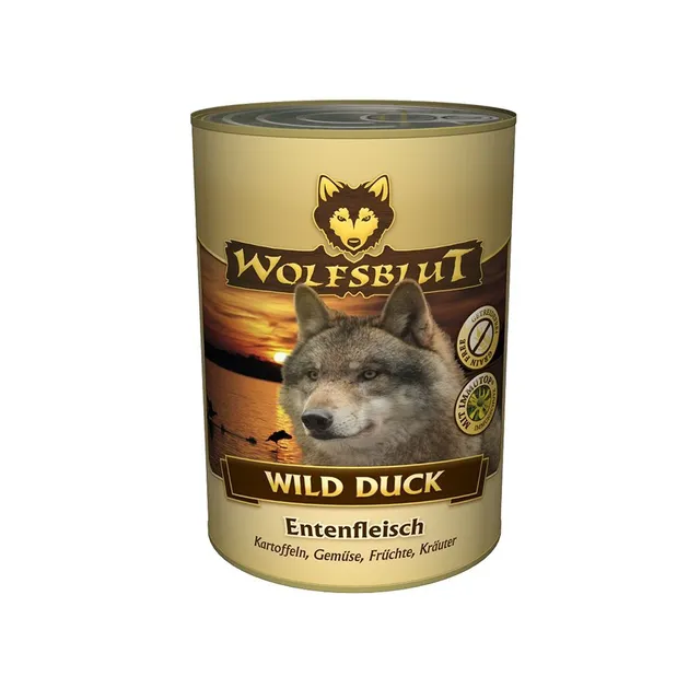 wolfsblut-wild-duck-hundenassfutter-ente-6-x-395-g image 1