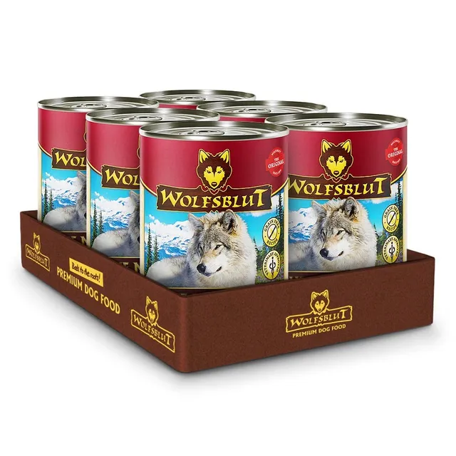 wolfsblut-blue-mountain-adult-nassfutter-wild-getreidefrei-6-x-395-g image 1