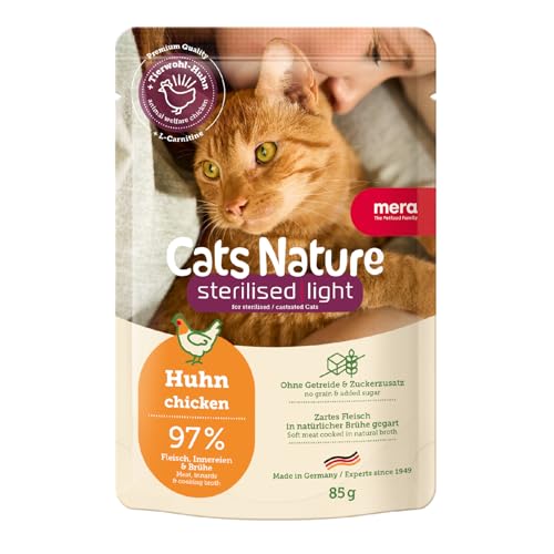 mera-cats-nature-sterilised-huhn-nassfutter-f-r-katzen-12x85g-getreidefrei image 6