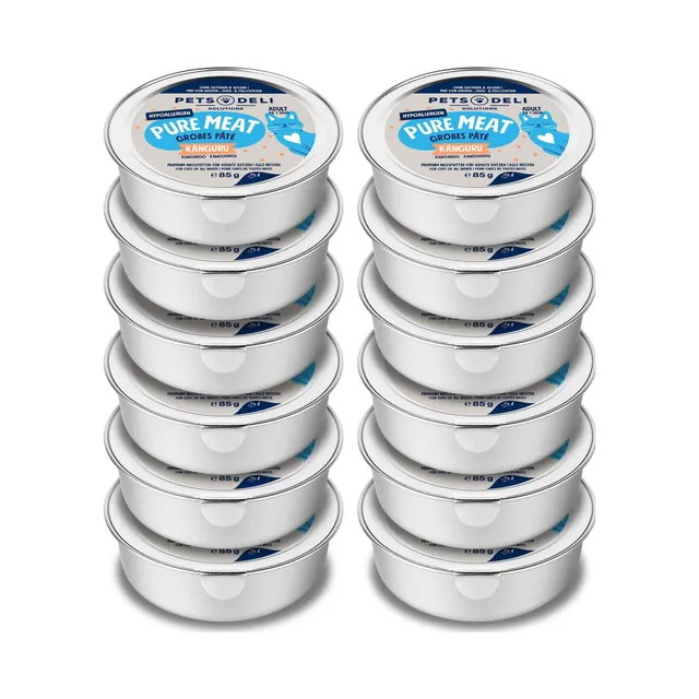 pets-deli-hypocare-nassfutter-f-r-katzen-mit-k-nguru-12x85g image 1